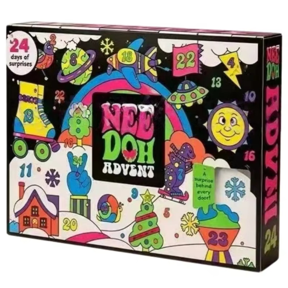 Fidget Cube Original - Christmas Countdown Calendar, Surprise Box, Stress-Relief