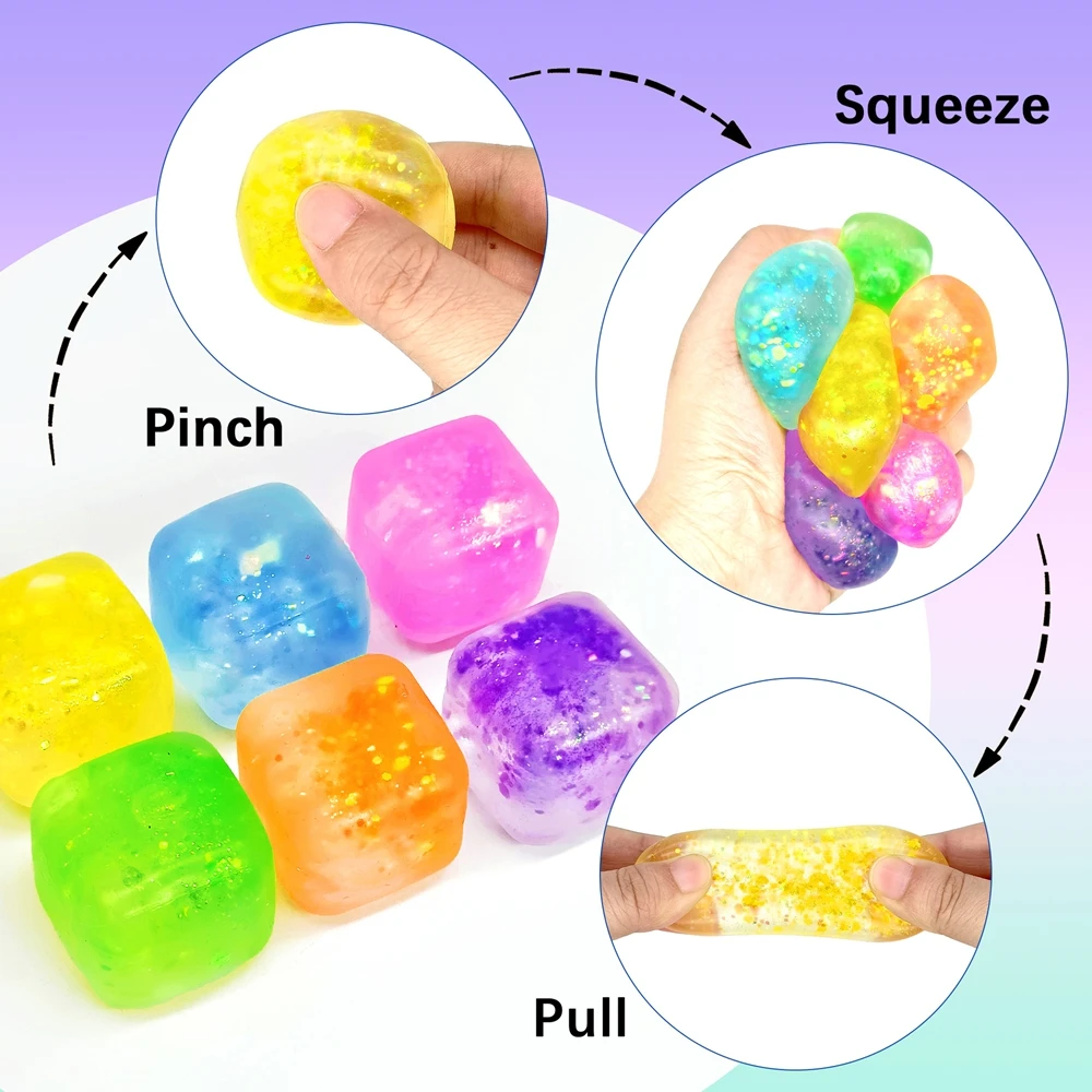 Fidget Cube Original - 1-15 pcs Squishy Maltose Snow Ice
