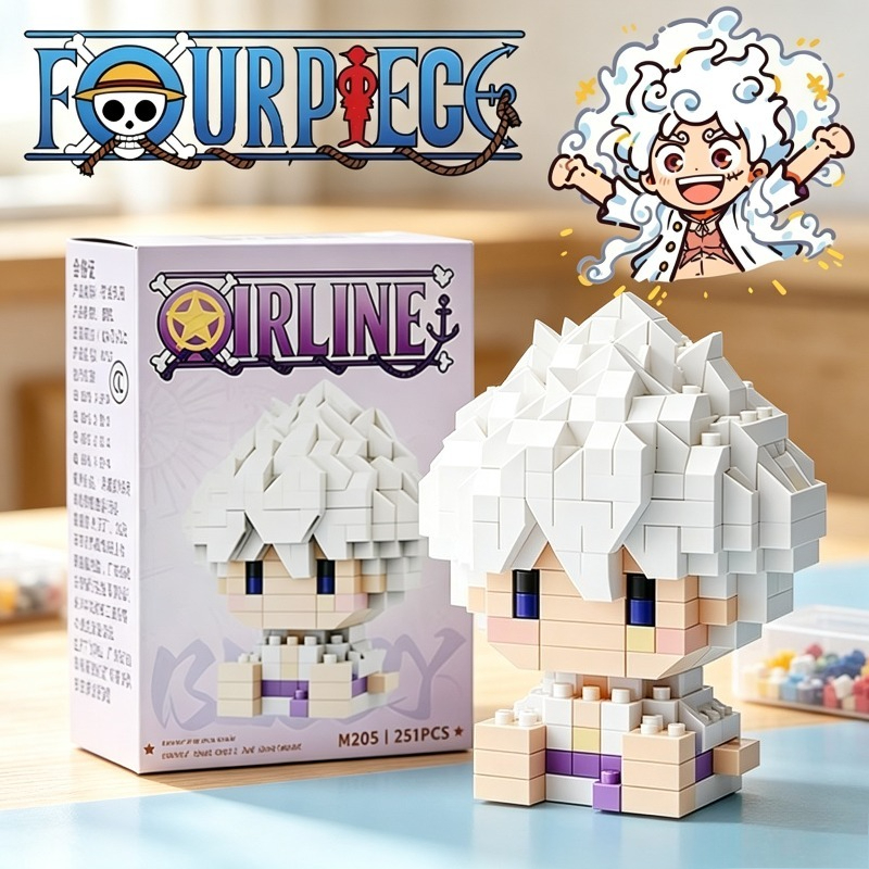 new！！！PIECE Sun God Nika Luffy - Building Block Mini ulasan dan harga