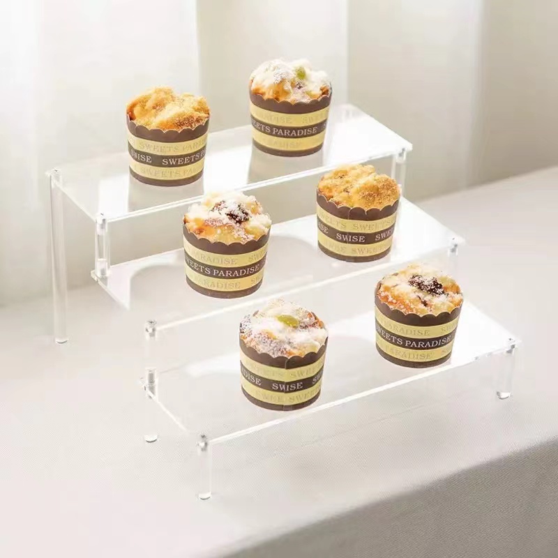 Clear Acrylic Display Stand Fo - Display Risers Set ulasan dan harga