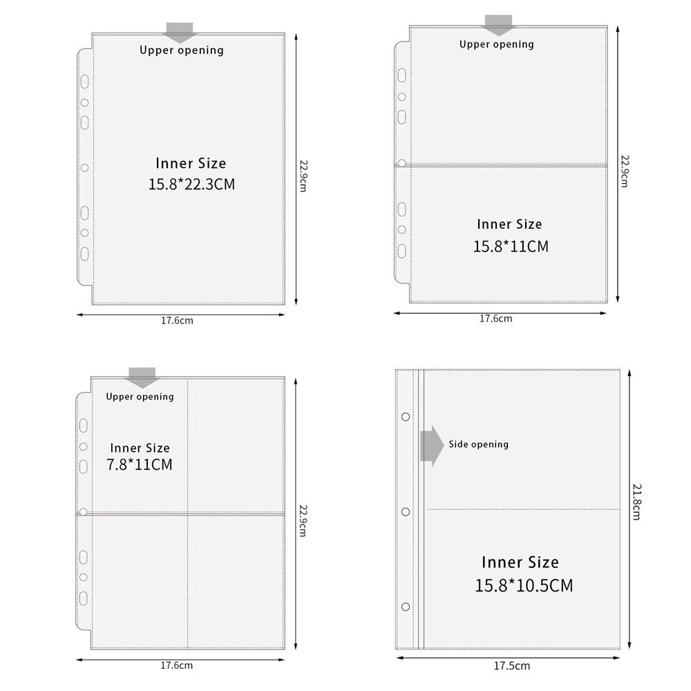 Inner Page Card Binder A5 Phot - Card Penny Sleeve ulasan dan harga