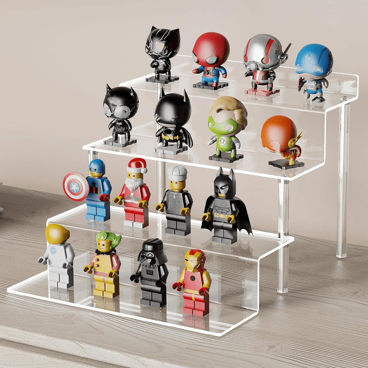 Acrylic Riser Display Stand,4  - Pop Display Shelf ulasan dan harga
