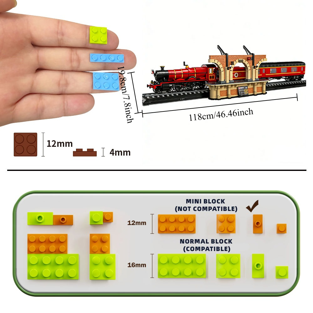 Express Train Station  Mini Bu - Building Block Mini ulasan dan harga