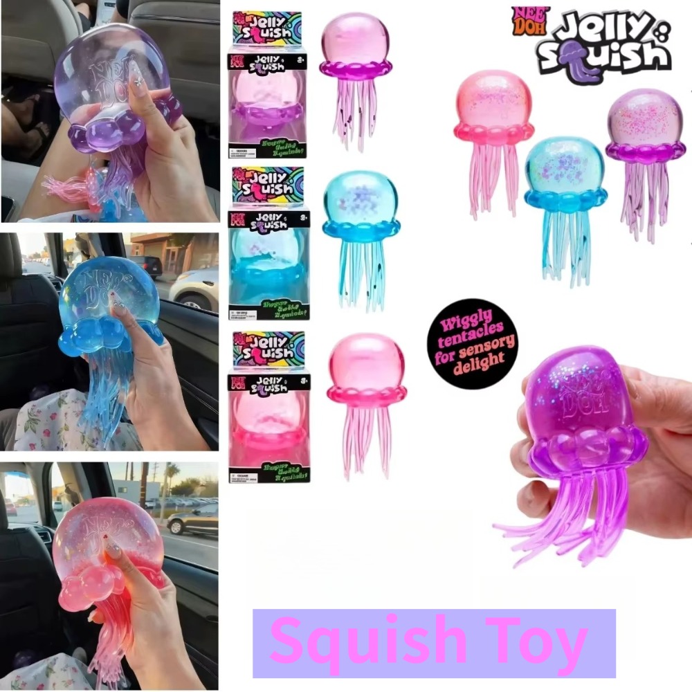 Schylling Nee Doh Jellyfish &  - Fidget Cube Original ulasan dan harga
