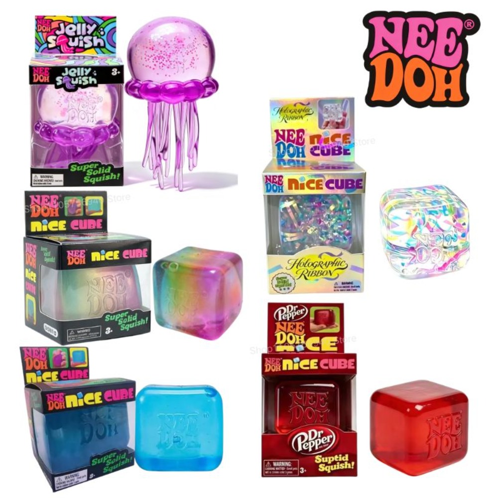 Schylling Nee Doh Jellyfish &  - Fidget Cube Original ulasan dan harga