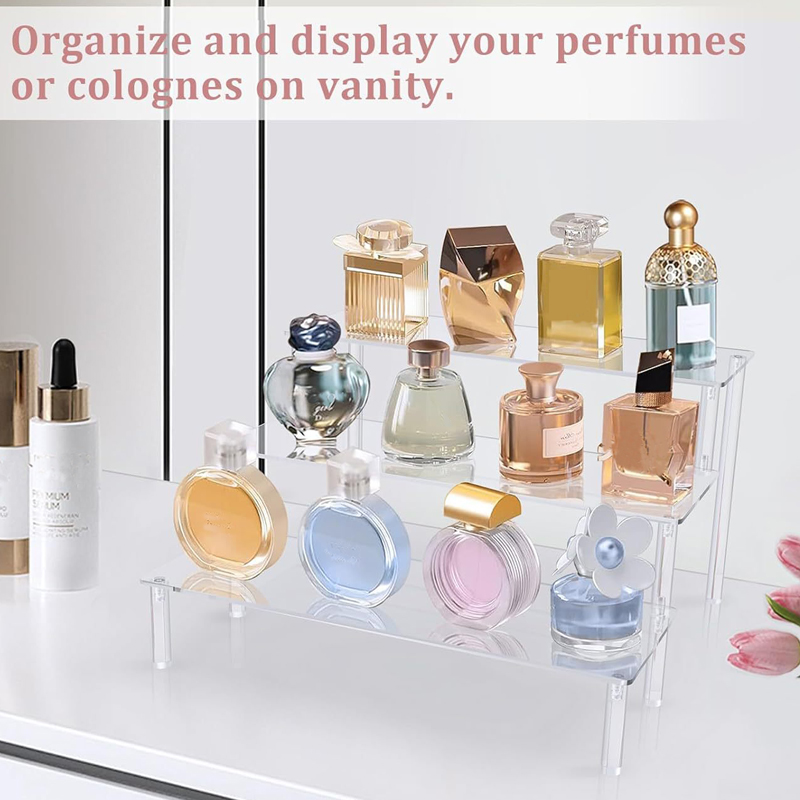 1-4 Tier Acrylic Display Stand - Pop Display Shelf ulasan dan harga