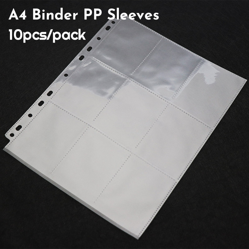 SKYSONIC 10pcs/Set A4 Binde PP - Card Penny Sleeve ulasan dan harga