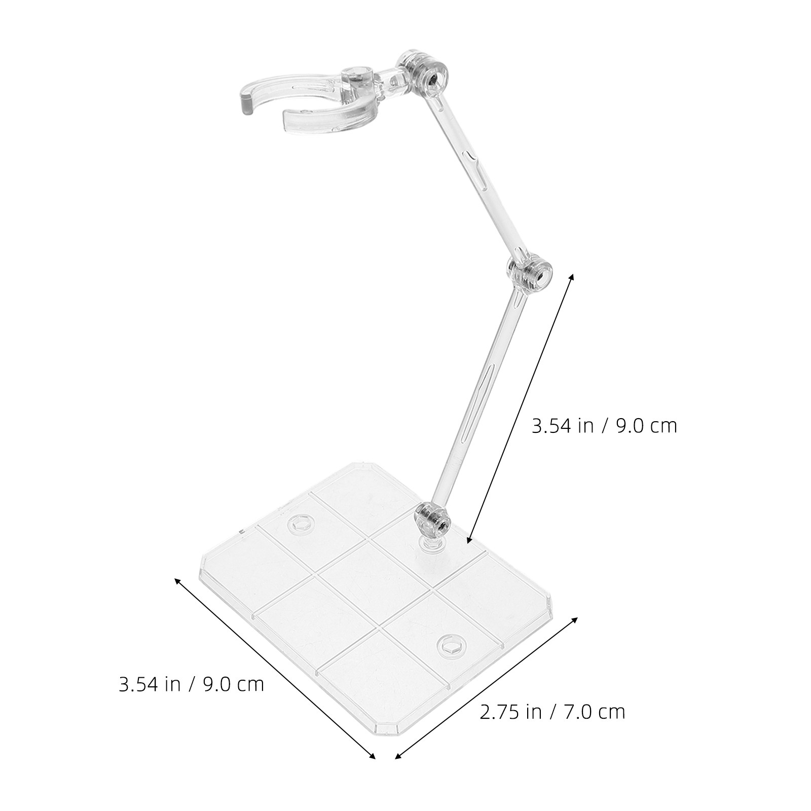 3Pcs Transparent Figure Suppor - Action Figure Stand ulasan dan harga