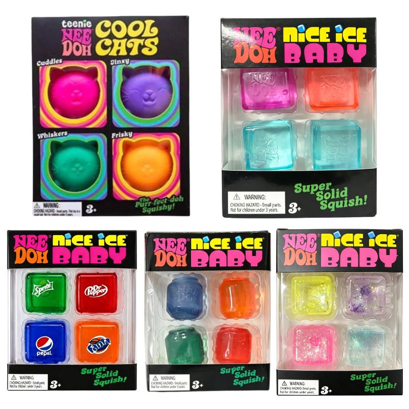 Mini 4 Pack Set Needoh Nice Ic - Fidget Cube Original ulasan dan harga