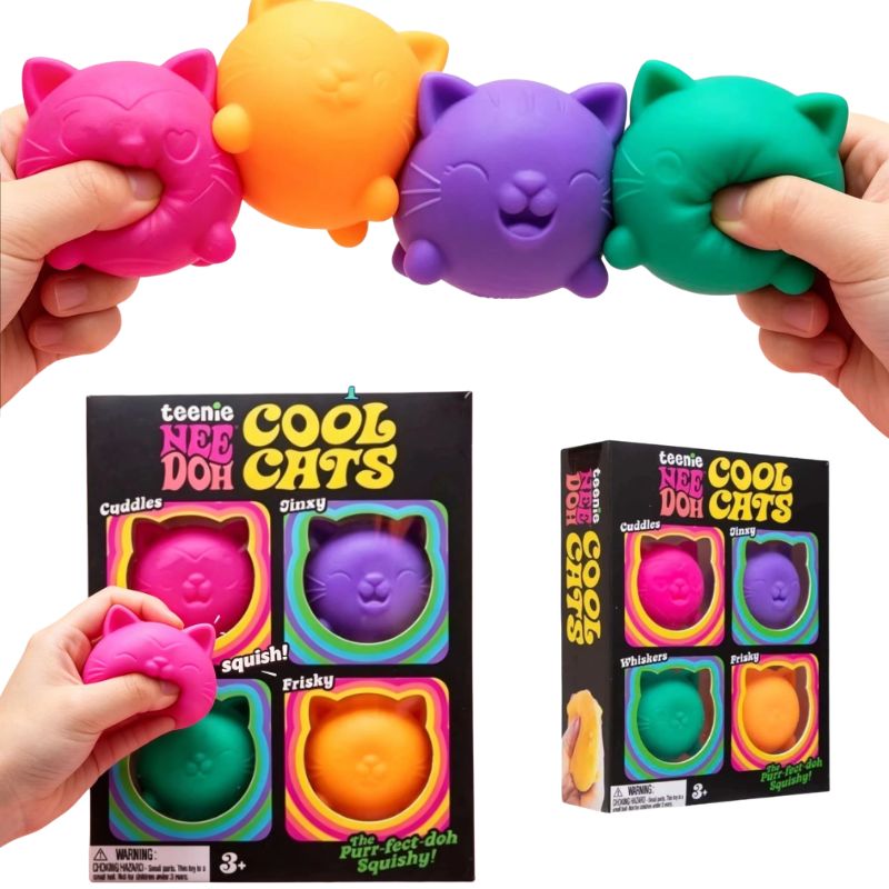 Mini 4 Pack Set Needoh Nice Ic - Fidget Cube Original ulasan dan harga